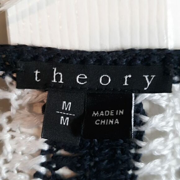 Theory, knit,  long sleeve top, medium - Picture 4 of 6